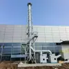 Torre de Refuerzo para Chimenea de Gases Residuales Industriales de 45 metros Torre de Escape Resistente a Altas Temperaturas Marco de Torre Chimenea Torre Chimenea Ingeniería de Protección Ambiental Fábrica Farmacéutica