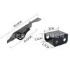Chasis de host para computadora de escritorio, tarjeta gráfica complementaria, 912 cm, doble ventilador, soporte de ventilación lateral, estante de montaje con disipación de calor PCI