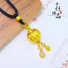 Tienda de Oro Mismo Estilo Calabaza Antigua Incrustada con Diamantes Colgante de Borla Nueva Estilo Chino Estilo Nacional Abundante Colgante de Calabaza
