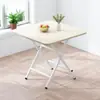 Mesa dobrável para apartamentos de aluguel, mesa de jantar para espaços pequenos, multifuncional, portátil, mesa de jantar simples para exterior