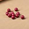 Cuentas Sueltas de Arena Púrpura Dorada de Alto Contenido Natural, Accesorios de Cuentas Redondas de Cristal de Cinabrio Rojo, Arena Imperial, Cinabrio al por Mayor