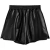 Pantalones cortos de lana de cintura alta para mujer, otoño e invierno de 2024, nuevos pantalones de estilo coreano para estudiantes, informales, adelgazantes, combinables, con botas de corte A.