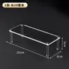Suporte de Exibição em Acrílico para Miniaturas, Caixas Surpresa, Joias e Acessórios; Expositor Trapezoidal Multicamadas e Prateleira de Armazenamento