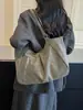 Bolso tote mate de nicho estilo americano para mujer, gran capacidad, retro, versátil, adecuado para el trabajo y los desplazamientos, bolso de hombro Melard, bolso de axila