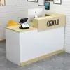 Mostrador de Bar Cajero Pequeño Simple Moderno Tienda de Conveniencia Tienda de Té de Leche Salón de Uñas Recepción Salón de Peluquería Armario de Tienda de Ropa