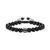 Pulsera Transfronteriza de Ojo de Tigre Mapa Nuevo Piedra Volcánica de Pino Blanco Ajustable Accesorios Pulsera de Hematita