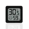695 Termômetro e Higrômetro Doméstico Transfronteiriço para Quarto e Adega, Mini Termômetro Eletrônico Digital Portátil com Display de Detecção