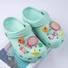 Nuevos zapatos de verano con forma de limón 3D con agujeros de fruta, hebilla decorativa para zapatos, accesorios de bricolaje con flores para zapatos, hebillas para zapatos, accesorios para zapatos.