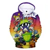 Sudadera con capucha y cremallera para hombre y mujer, estilo nuevo 2022, desfile de fantasmas pequeños, cosplay, impresa en 3D