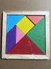 Rompecabezas Tangram Magnético para Niños y Estudiantes de Primaria, Rompecabezas Colorido de Primer Grado, Juguete de Madera, Rompecabezas de Educación Temprana para Jardín de Infantes