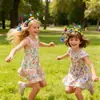 Nueva Diadema de Mariposa Tridimensional Simulada Decoración para Performance Pasarela Accesorios para la Cabeza del Bosque Foto de Primavera Diadema de Mariposa para Foto