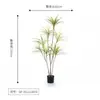 Planta Artificial Monstera Estilo Nórdico en Maceta Decoración Artística para Exteriores Planta Verde de Pie Simple Árbol Falso Venta al por Mayor