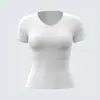 Novo top esportivo leve, respirável e de secagem rápida para mulheres, versátil, modelador, com decote em V, adequado para fitness, corrida e yoga