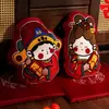 Un Par de Cojines con Personajes de Doble Felicidad, Modelo Nuevo 2026 Muñecos para Cama de Boda, Regalos de Alta Gama para Recién Casados, Regalos para Novias, Peluches de Boda