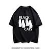 Ropa de pareja ropa de verano hombro camiseta de manga corta ropa de mujer moda ins marca sentido de alta gama sentido de diseño nicho estilo Hong Kong top chic