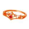 Anillo Corona Diseño Palacio Tradicional Nuevo Clásico Elegante Corona de Laurel Princesa Real Distinguido Anillo de Apertura