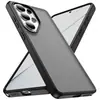 Adecuado para Samsung Galaxy S26: Funda de teléfono acrílica transparente, mate, con tacto de piel, ligera, lujosa y de estilo empresarial, con protección contra caídas.