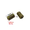 Contas espaçadoras estilo retrô de bronze antigo, contas tipo barril, contas de tubo reto, materiais para colares, pulseiras e acessórios de joias DIY