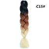 Xuchang Peruca Acessórios de Cabelo Seda de Alta Temperatura Trança Grande Africana Jumbobraid Fibra Química Colorida Montagem Mista Venda Quente Dreadlocks