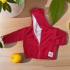 Chaqueta de terciopelo con capucha para niños y niñas, top engrosado para niños pequeños y medianos con capucha, estilo coreano popular, camisa con cremallera, estilo otoño e invierno