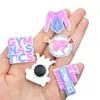 Venta Caliente Transfronteriza Serie Deportiva de Gimnasia Dijes para Zapatos Clog Hebillas de Zapatos DIY Desmontable Personalidad Hebillas Decorativas de PVC Venta al por Mayor