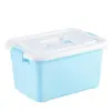 Impresión por Transferencia de Calor Patrón Impreso Caja de Almacenamiento de Plástico Caja de Almacenamiento de Ropa Moda Caja de Almacenamiento para Organización de Ropa en el Hogar