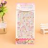 Pegatina de cristal con gema de diamante brillante para maquillaje infantil, hecha a mano, bricolaje, estéreo, 3D, acrílico, decorativa.