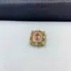Acessórios DIY de Cristal Retenção Forte de Cor Estilo Palaciano Caixa Mágica Zircônia Lisa Inlaid Bandeja de Flor Contas Espaçadoras Acessórios para Pulseira Colar