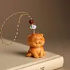 Cipreste Taihang Doze Signos Animais Fofos Desenho Animado Corda Colorida Pingente de Corrente de Celular Decoração de Bolsa Presente