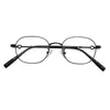 90186 Gafas Retro Versátiles con Marco Metálico Cuadrado Anti-Luz Azul, Gafas Protectoras para Miopía de Mujer Xiaohongshu, Se Pueden Adaptar con Lentes Graduados