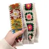 Diadema de lana tejida con cinta mágica para lavarse la cara, diadema para mujer, adhesivo para flequillo, herramienta para arreglar el cabello, accesorio adhesivo para el cabello