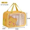 Bolsa de Higiene Pessoal Separada Seca e Molhada Portátil PVC Impermeável Viagem Bolsa de Armazenamento de Cosméticos Grande Capacidade Transparente Bolsa de Cosméticos
