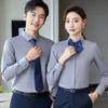 Camisa de manga larga de algodón 60 fondo ropa de negocios departamento de ventas tienda 4s ventas compañía de seguros ropa de trabajo para hombres y mujeres