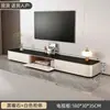 Mueble de TV para sala de estar, apartamento pequeño, lujo ligero, sensación de alta gama, uso doméstico, nuevo modelo 2025, combinación de mesa de centro con almacenamiento y mueble de TV