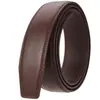 Tira de Cinto com Fivela Automática, Tira de Cinto, Meio Polegada, Cinto de Couro Bovino de Duas Camadas Zd118, Largura 3,5cm