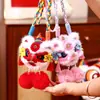 Bolsa Envelope Vermelho de Ano Novo Estilo Chinês Bolsa Transversal Dança do Leão Infantil Ano do Carneiro 2027 Novo Modelo Festival da Primavera Bolsa de Envelope Vermelho Festiva