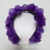 Diademas Populares Hawaianas de Colores Transfronterizas Hechas de Tela de Poliéster para Bailar y Decoración, Venta al por Mayor desde el Fabricante para Fiestas