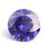Wuzhou suministra piedras sueltas de circón redondo de 5A, zirconia cúbica sintética, piedras artificiales CZ blancas y de colores al por mayor