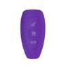Adecuado para Ford Escape Ford Car Key Case Control Remoto Inteligente de 3 Botones Funda Protectora de Piel de Goma Suave