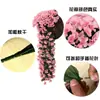 Colgante de pared Violeta para Boda Flor de Ratán Artificial Muebles para el Hogar Decoración de Flores Artificiales Planta Simulada Flor de Hortensia Colgante de Pared