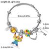 Pulseira de Desenho Animado Fofa Stitch Europeia e Americana de Venda Quente Transfronteiriça Moda Criativa Liga de Zinco Pingente Joias Atacado