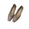 Zapatos Mary Jane de tacón medio con lazo, elegantes zapatos poco profundos de tacón grueso 2026 para mujer, estilo francés, puntera cuadrada, adecuados para ir al trabajo