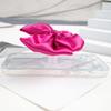 Accesorios para carcasa de teléfono móvil soporte de airbag lazo de seda flor decorativa de satén para teléfono móvil soporte perezoso para teléfono móvil