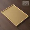 Bandeja Ovalada Marrón Plus para Manteles Individuales para Taza de Agua Doméstica Bandeja de Bambú Bandeja para Comidas Chinas Bocadillos Cuenco para Frutas Secas