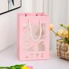 Bolsa Transparente con Ventana para Flores, Bolsa de Tote para Cumpleaños, Bolsa de Papel Sencilla con Ventana para Joyería y Ropa, Se Puede Imprimir con Logo