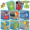 Pegatinas de Manualidades Hechas a Mano para Niños Transfronterizas Pegatinas de Recompensa para Maestros Animales Marinos de Dibujos Animados Haz la Cara DIY