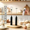 Espumador de Leche Eléctrico de Doble Cabezal, Carga Tipo-C, Larga Duración de Batería, Materiales de Grado Alimenticio, Mini Batidora, Venta al por Mayor Transfronteriza