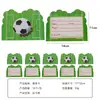 Copa do Mundo de Futebol ao Vivo Transfronteiriça Conjunto para Festa Infantil Tema Criança Toalha de Papel Copo de Papel Prato Faca, Garfo e Colher Suprimentos para Arranjo