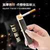 Nuevo Encendedor Recargable Silencioso Encendedor de Cigarrillo Electrónico de Larga Duración A Prueba de Viento Ultra Delgado Compacto Metálico Portátil