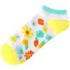 Calcetines para Mujer Flores Macarón Verano Nuevo Dibujo Animado Lindo Calcetines Anhelo por la Vida Calcetines de Mujer Calcetines de Barco Transpirables y Absorbentes del Sudor